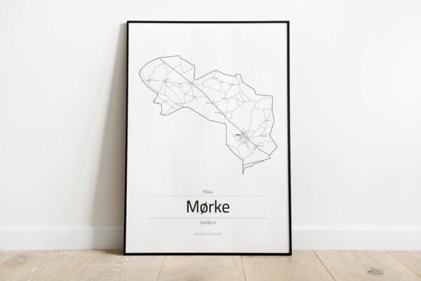 Mørke by plakat