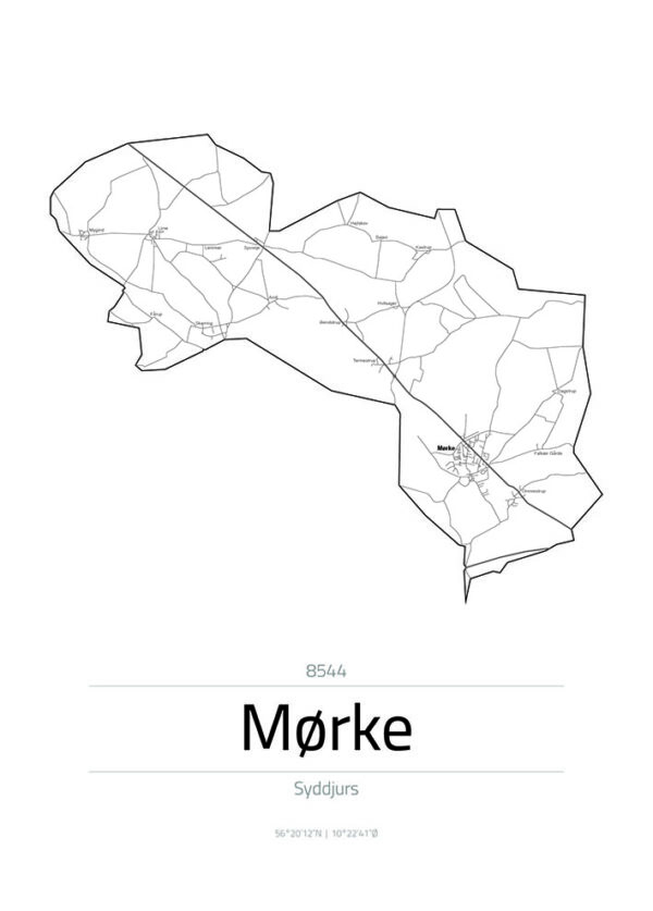 Mørke by plakat