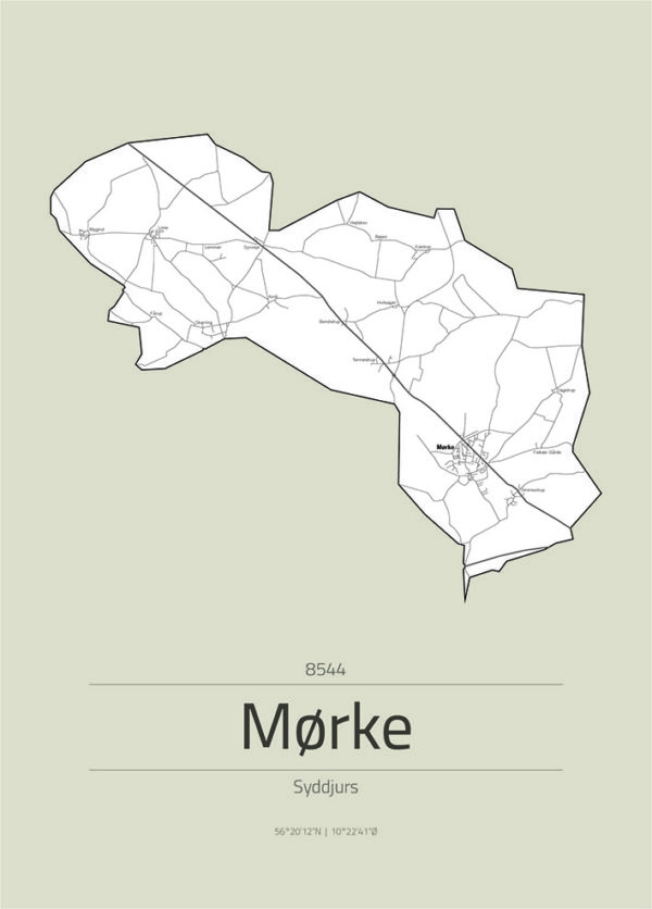 Mørke by plakat