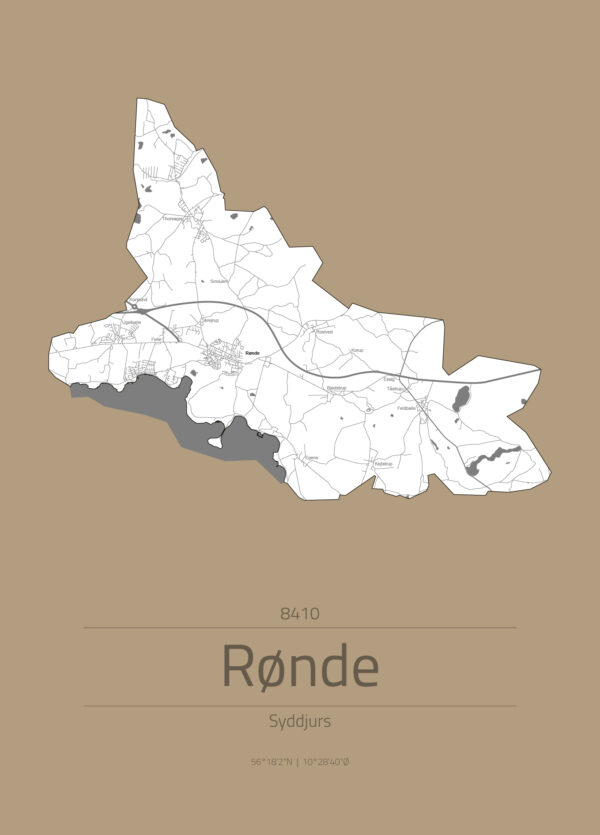 Rønde plakat