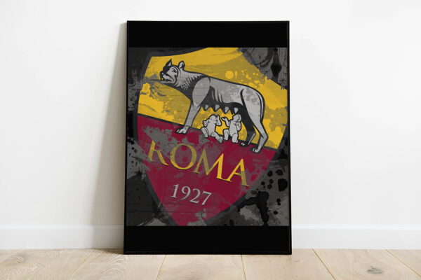 AC Roma - logo plakat