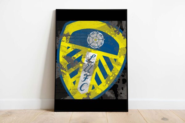 Leeds United - logo plakat