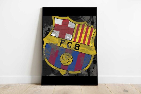 Barcalona fodbold plakat