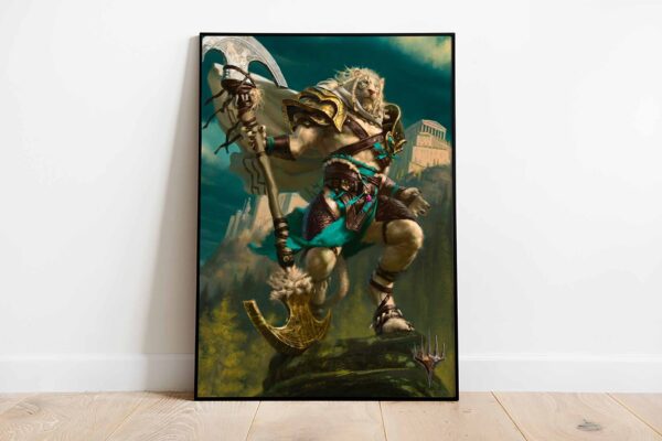 MTG Arena plakat - Ajani Goldmane