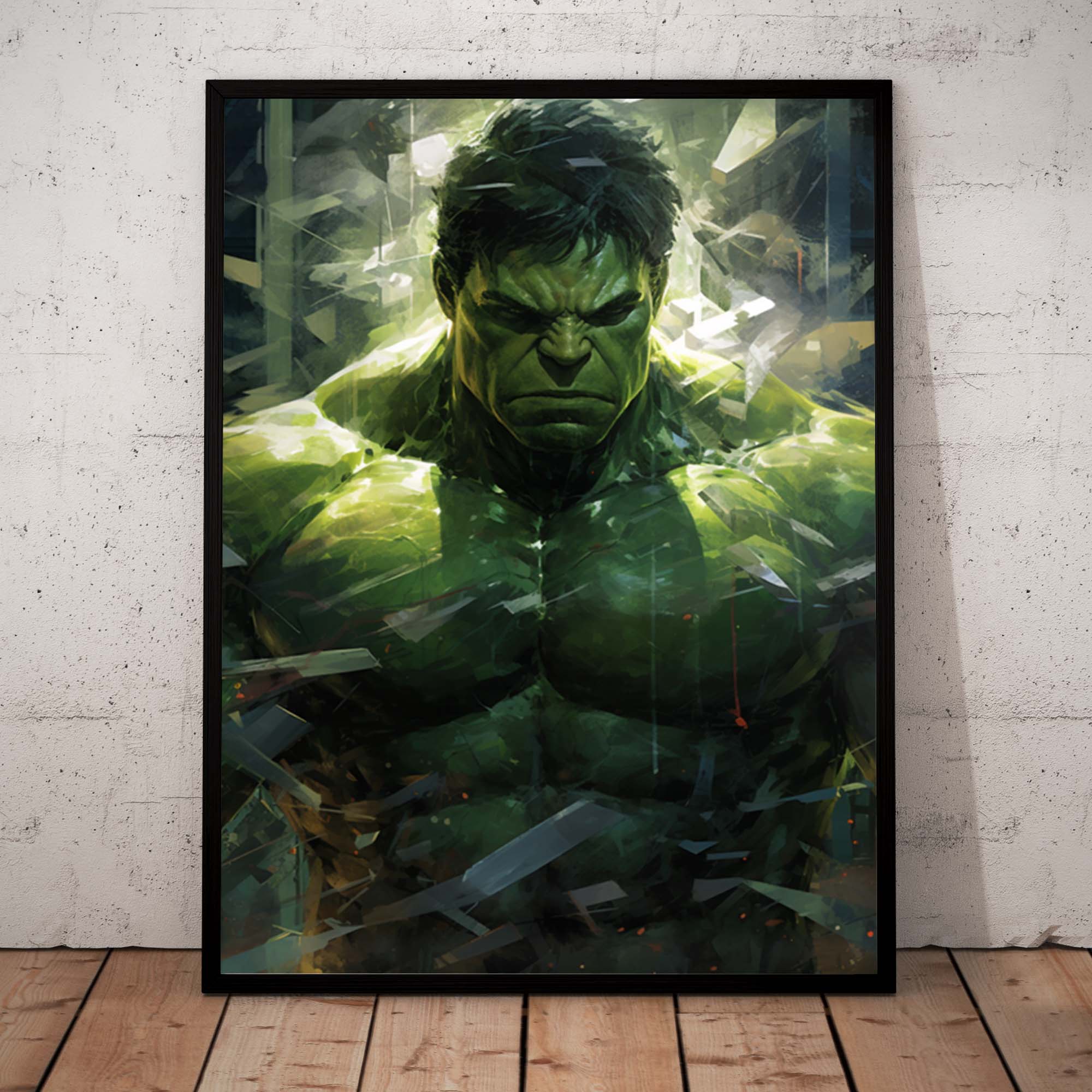 Hulk 01 - Poster in frame front