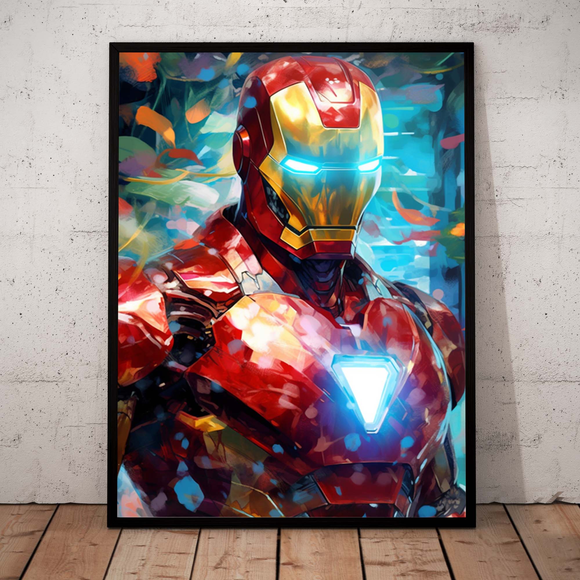 Iron man 01 - Poster in frame front