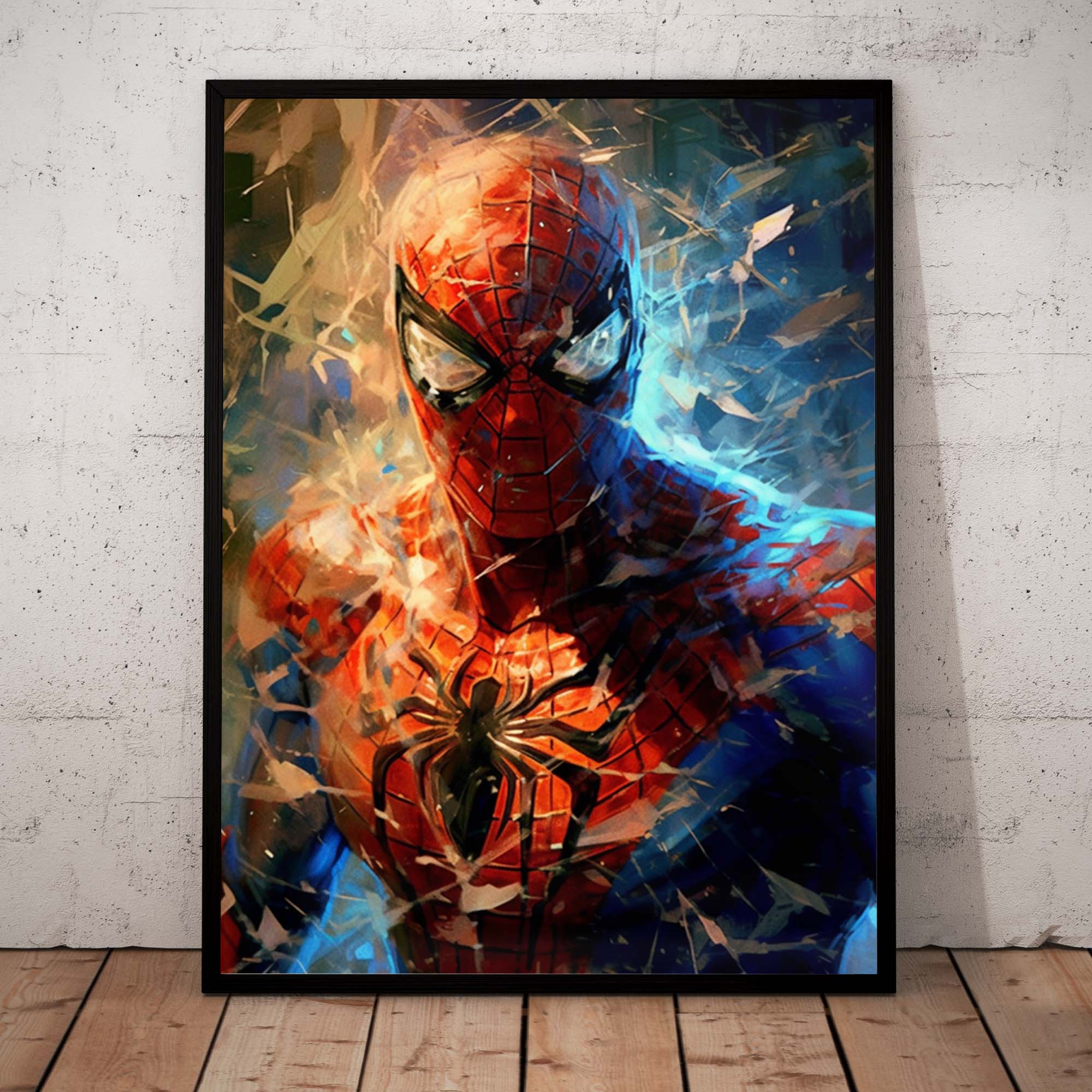 Spiderman 01 - Poster in frame front