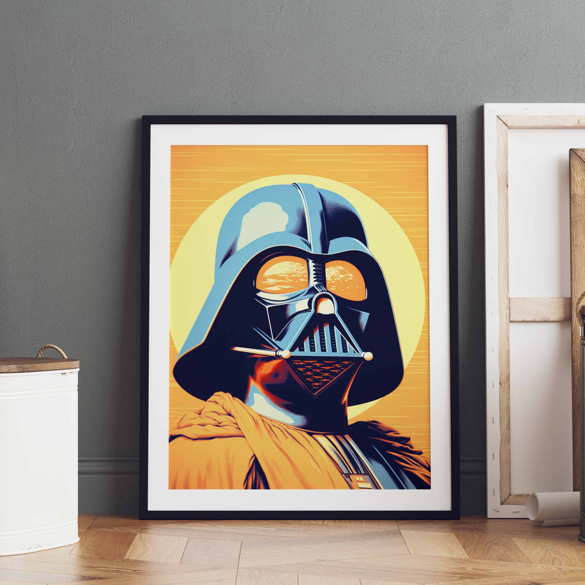 Darth Vader sunset - Poster - ramme A