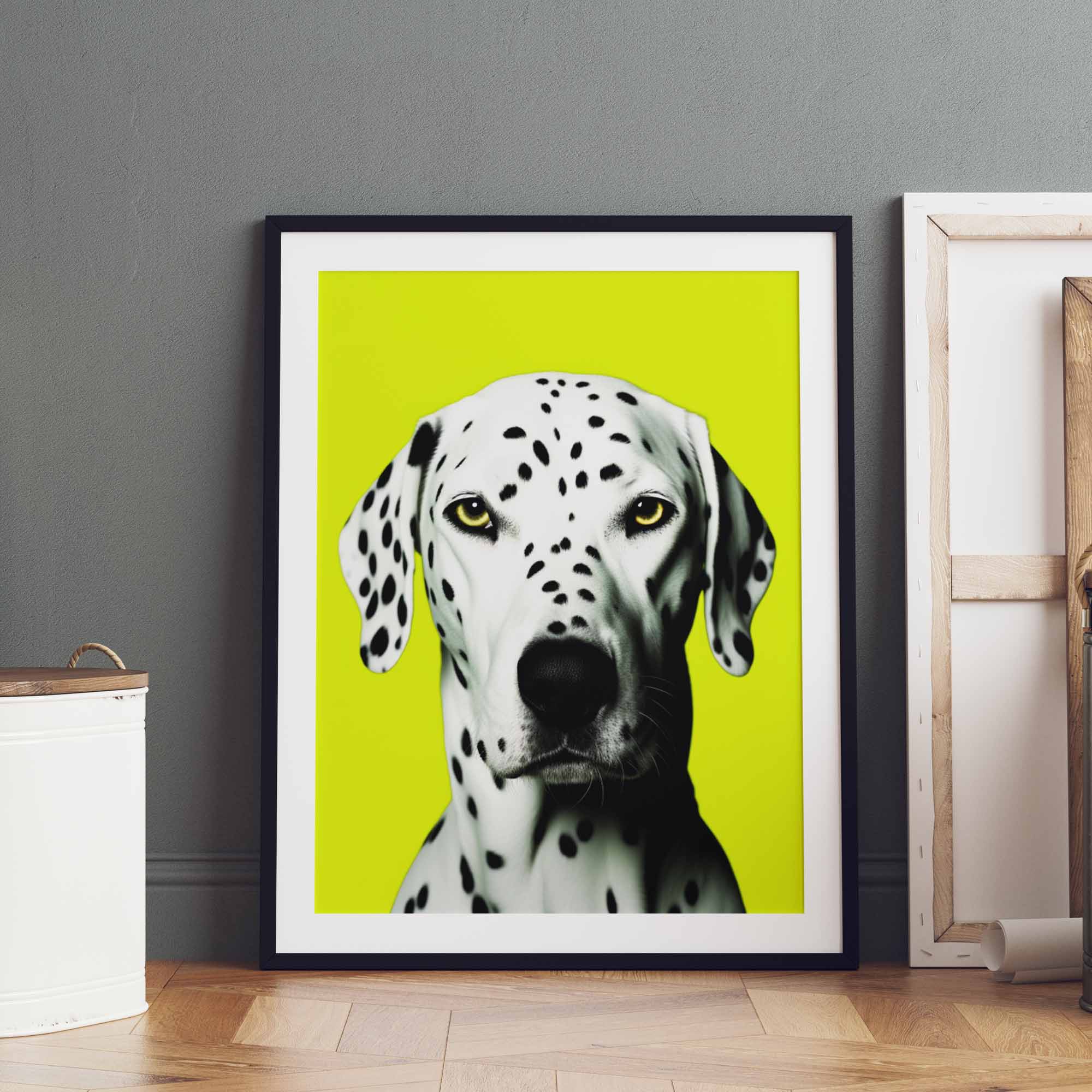 Dalmantiner - Poster in frame front